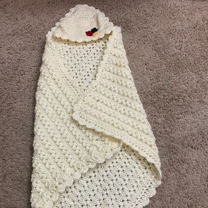 Crochet handmade baby swaddle